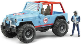 Bruder Jeep Cross Country Race Blu