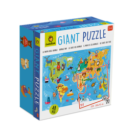 Ludattica Giant Puzzle La Mappa Degli Animali