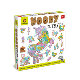 Ludattica Woody Puzzle - Unicorno Fatato
