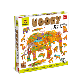 Ludattica Woody Puzzle - La Savana