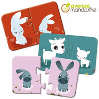 Avenue Mandarine Puzzles 2 Pezzi, Piccoli E Grandi