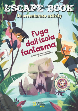 White Star Fuga Dall'Isola Fantasma, Escape Book, Un Avventuroso Activity, Con Adesivi, Con Poster