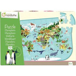 Avenue Mandarine Planisfero Puzzle 76
