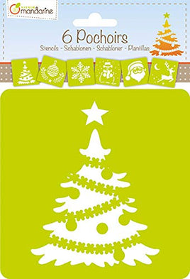 Avenue Mandarine Stencil Natale