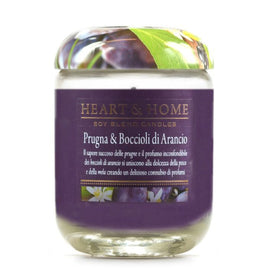 Candele Grande Prugna E Boccioli D'Arancio