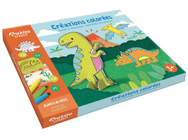 Auzou Creazioni Colorate Dinosauri