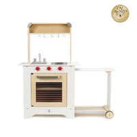 Hape Cucina Con Carrello In Legno