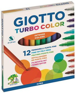 Giotto 12 Pennarelli Turbo Color