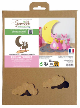 Aladine Gomille 3D Gatto Luna