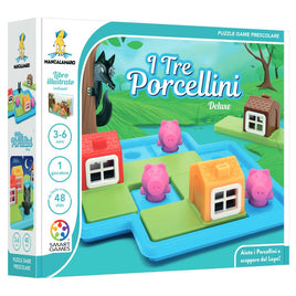Smart Games I Tre Piccoli Porcellini 3-6 Anni