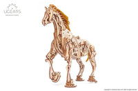 Ugears Cavallo In Legno Puzzle 3D Meccanico
