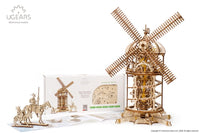 Ugears Pala Eolica In Legno Puzzle 3D Meccanico