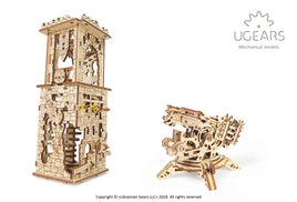 Ugears Torre Con Balestra In Legno Puzzle 3D Meccanico