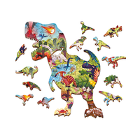 Ludattica Woody Puzzle - Dinosauri