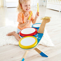 Hape Set Batteria E Piatti