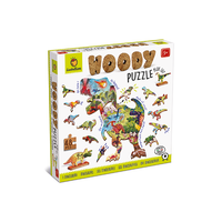 Ludattica Woody Puzzle - Dinosauri