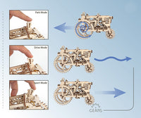 Ugears Trattore In Legno Puzzle 3D Meccanico