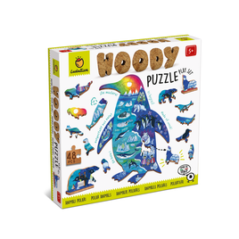 Ludattica Woody Puzzle - Animali Polari