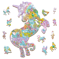 Ludattica Woody Puzzle - Unicorno Fatato
